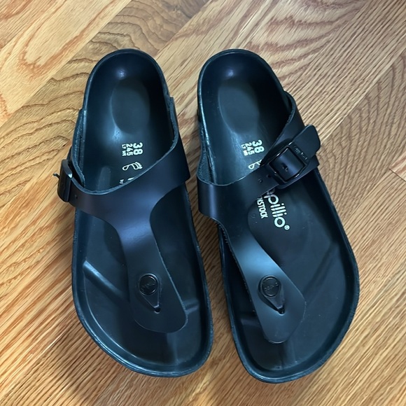 Birkenstock Gizeh PAP Flex Platform Leather Sandals Size 7 NWT - Picture 16 of 17